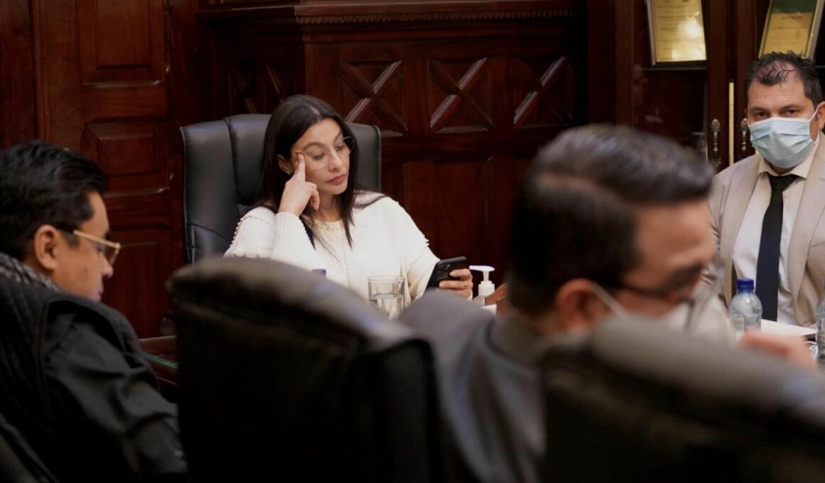 Shirley Rivera, presidenta del Congreso, es una de las ponentes de la iniciativa. Foto: Congreso de Guatemala