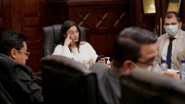 Shirley Rivera, presidenta del Congreso, es una de las ponentes de la iniciativa. Foto: Congreso de Guatemala