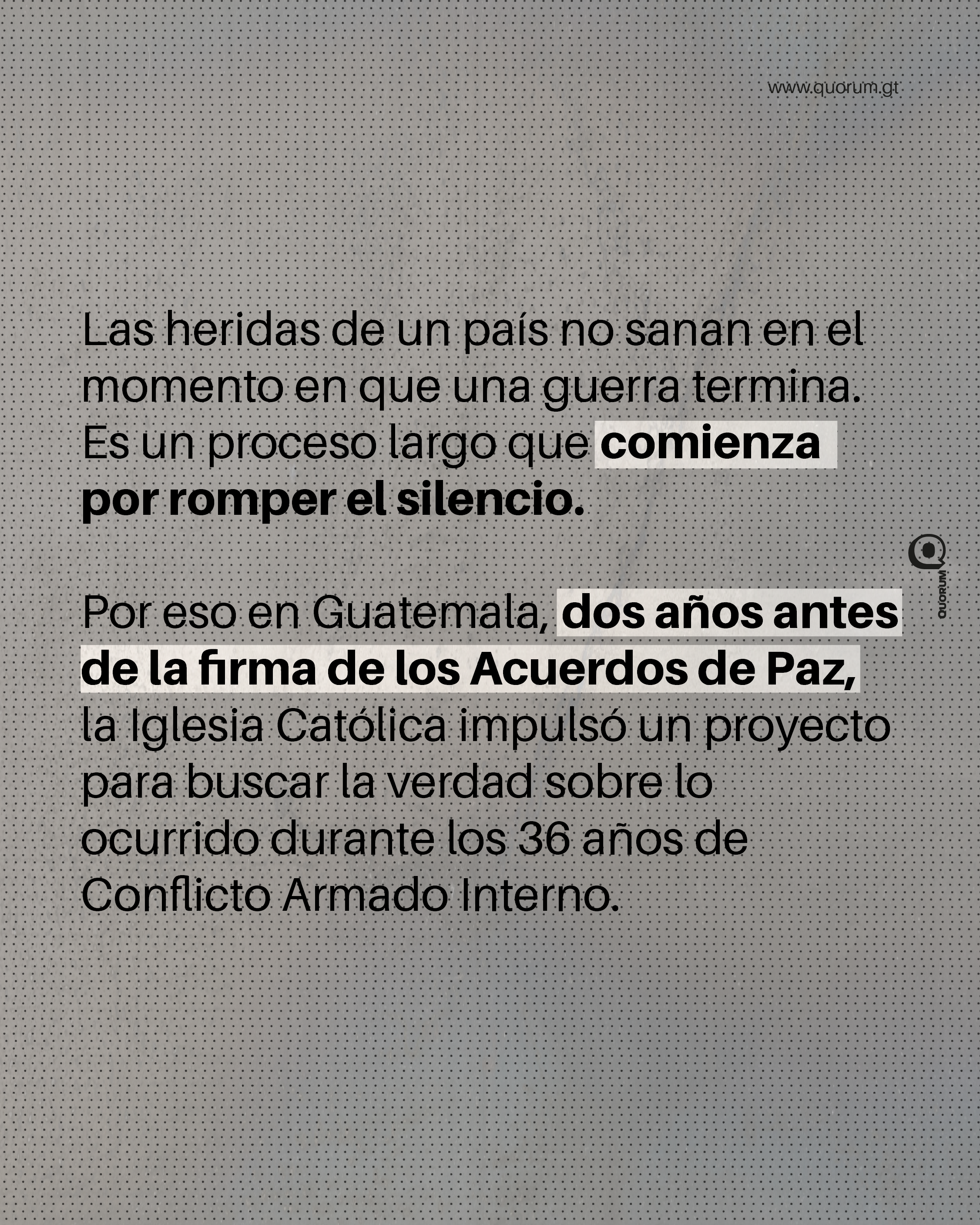 Libro Remhi ¿Qué es el REMHI? - Quorum