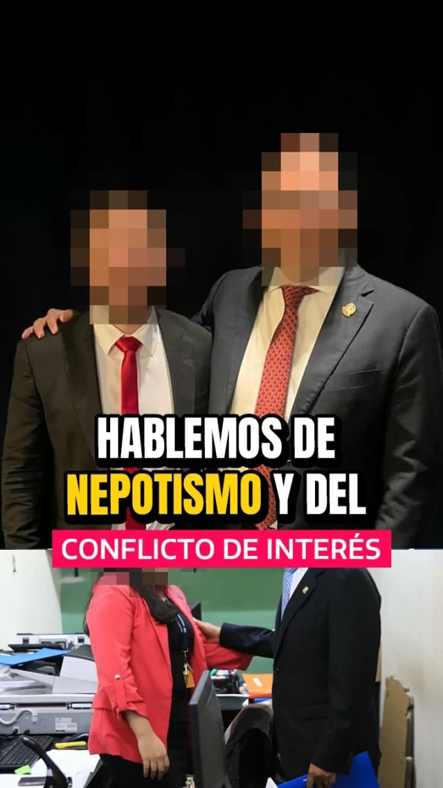 Hay quienes creen que las munis y el gobierno son agencias de empleo para esposas, novios o amantes… 🫥

¿Se te viene algún caso a la mente? 😅

🔊 @jeanellydabeyba te cuenta sobre el #nepotismo y el #ConflictoDeInterés.

#guatemala #periodismo #congreso #periodismodigital