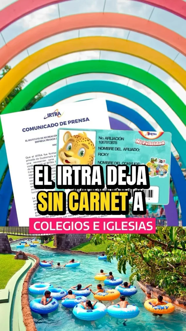 😬 Trabajadores de Colegios, Iglesias y Fundaciones se quedan sin Irtra. 🎡

¿Por qué pasó esto y cuántas personas serán afectadas? 🤔

Acá te lo explica @josedavidteinforma. 

#Guatemala #Irtra #Xocomil #Reu #Xetulul